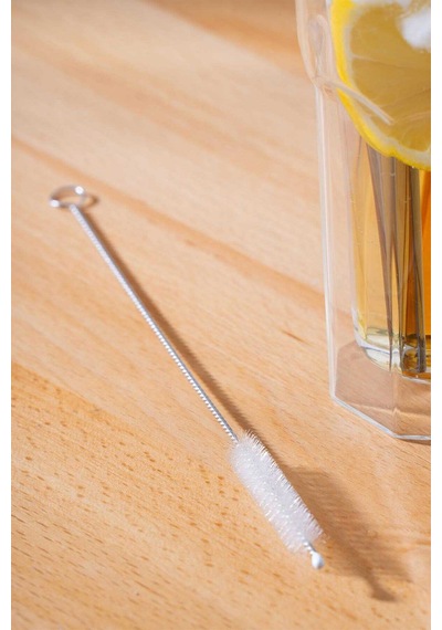 Acar 7 Parça Cam Pipet Ve Temizleme Fırçası 21 Cm Şeffaf