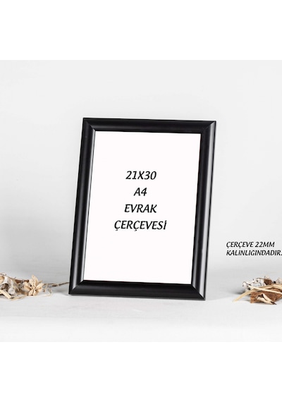 A4 Siyah Çerçeve