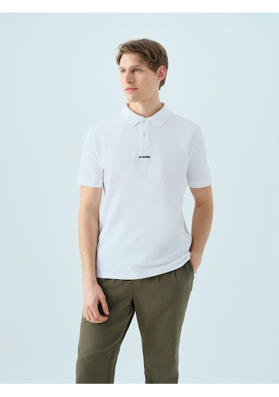LOFT Regular Fit Erkek Polo K.kol Lf2036745 Q1.v1 Beyaz