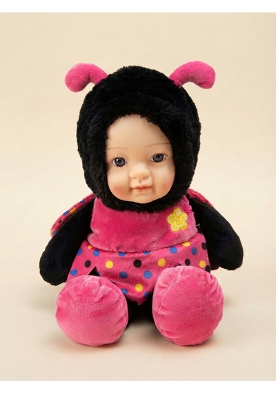 Peluş Bebek Yüzlü Arı 40 Cm Pembe - Siyah