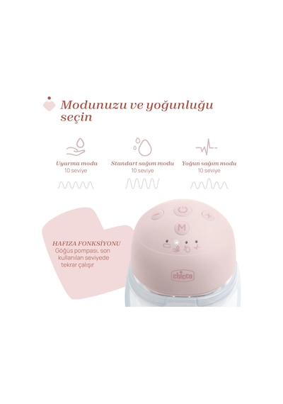 Chicco Giyilebilir Elektrikli Göğüs Pompası 00009199700000
