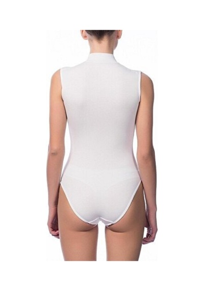 NBB 6 Adet, Kolsuz, Boğazlı, Alttan Çıtçıtlı Kadın Body, Pamuklu & Likralı 001