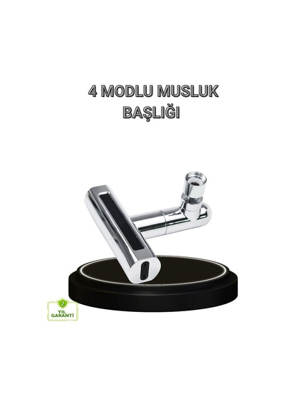 4 Fonksiyonlu Musluk Başlığı 360 Derece Dönebilen Ve Su Tasarruflu Diğer