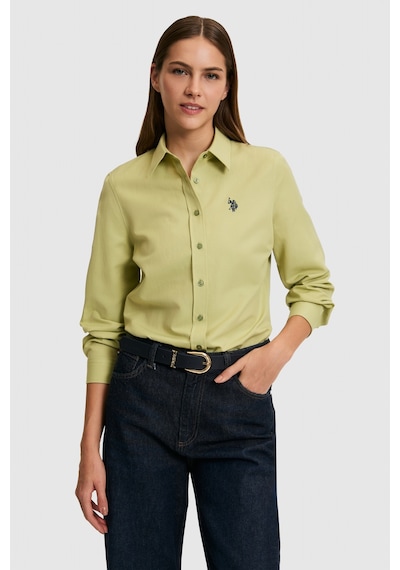 U.s. Polo Assn. Kadın Çağla Gömlek Basic 50324791-vr016 Cagla