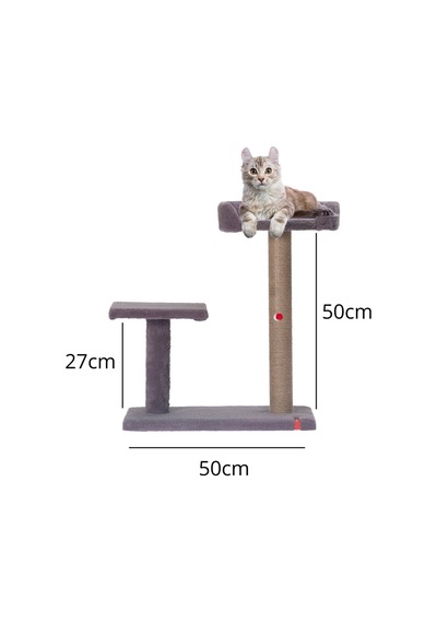 Hoppala Kedi Tırmalaması Antrasit Sünger Kenar