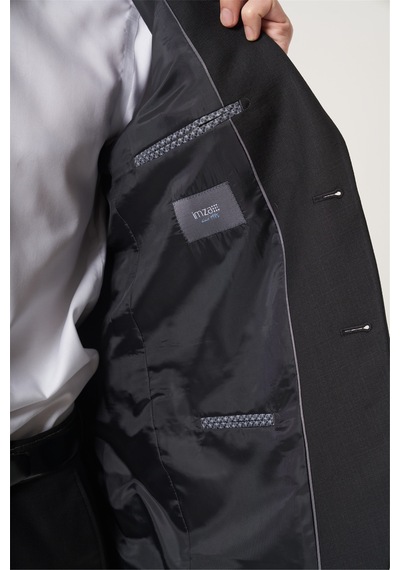 İmza Siyah Mono Yaka 6 Drop Comfort Fit Tam Astar Takım Elbise 1001260179