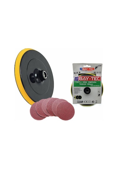BAYTEC CIRTLI DİSK ZIMPARA TABANI 115mm