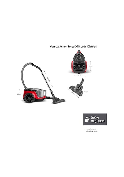 Karaca Vantuz Action Force X10 Elektrikli Süpürge