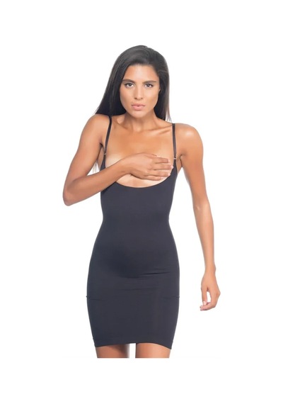 Ang Butik Siyah Mı 5060 Göğsü Açık Elbise Korse