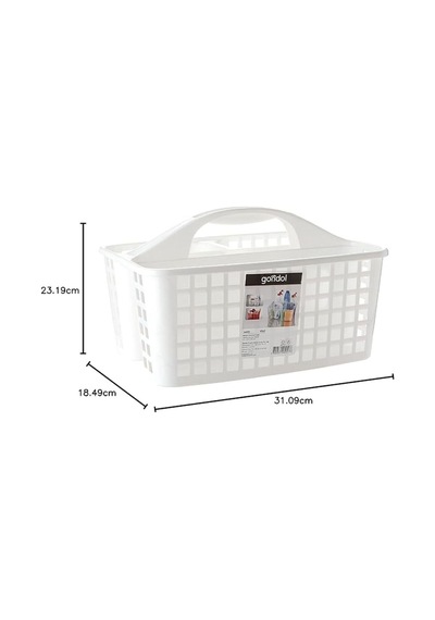 Fıre Kıng Panda Büyük Boy Caddy 3 Bölmeli Deterjanlık Organizer & 311 X185x232 Mm Beyaz