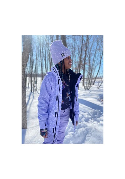 Burton Elodie 2l Kız Çocuk Mor Snowboard Ceketi -84