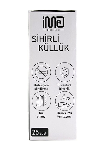 İm Home İm -1845 Tek Kullanımlık Jel Sihirli Küllük 25 Adet