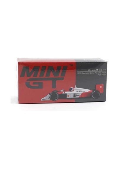 Mini Gt Mclaren Mp4/4 11 Alain Prost 1988 Japonya Gp 2.lik 1:64 F1 Model Araba Yaklaşık 6,9 Cm