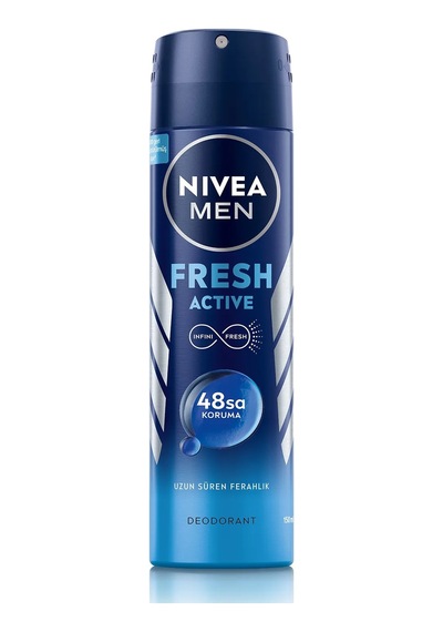 5 Adet Nivea Men Fresh Active Deodorant Sprey