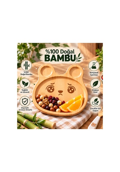 Bambu Çocuk Tabağı 20x20 Cm Emoji Desenli Bebek Yemek Ve Atıştırmalık Sunum Tabağı Minik Ayıcık - 933673576 Minik Ayıcık Bambu Çocuk Tabağı 20x20 Cm Emoji Desenli Bebek Yemek Ve Atıştırmalık Sunum Tabağı Minik Ayıcık - 933673576 Minik Ayıcık