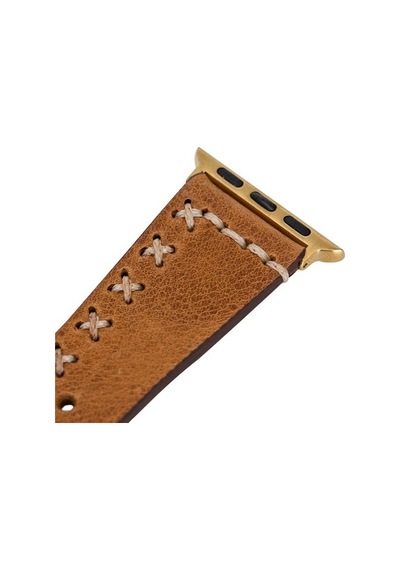 Bouletta Watch Uyumlu Deri Kordon 42-44-45Mm Aqua V18 Taba