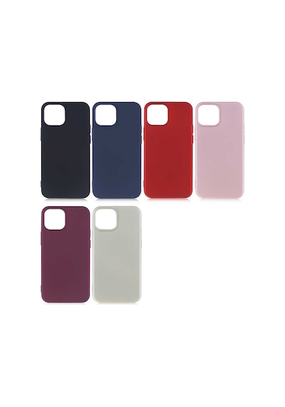 Mobilteam Apple Uyumlu iPhone 13 Mini Premier Silikon Kılıf-siyah Siyah