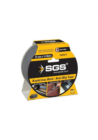 Sgs Merdiven Kaydırmaz Bandı 25mm 15mt