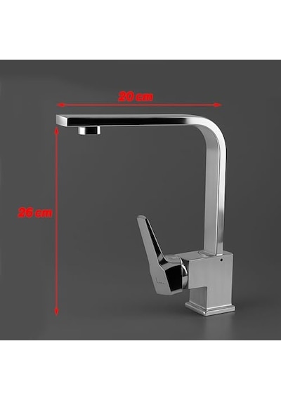Modern Tasarım Krom Lavabo Bataryası Paslanmaz Pirinç Malzeme Uzun Ömürlü Banyo Bataryası Diğer
