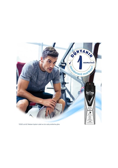Rexona Men Invisible Black+White Erkek Sprey Deodorant 3 x 150 ML