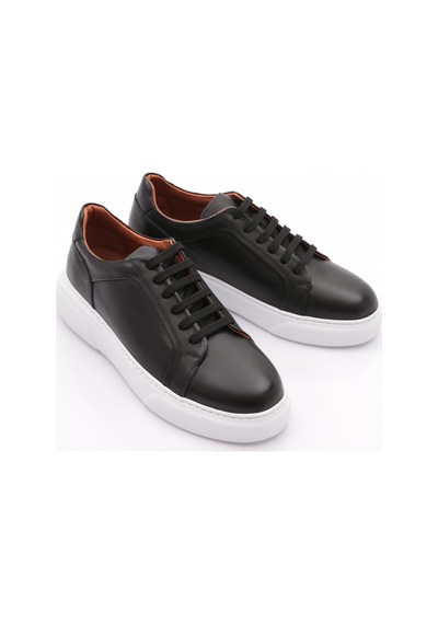 Dgn Tito Erkek Sneakers Ayakkabi Siyah Beyaz