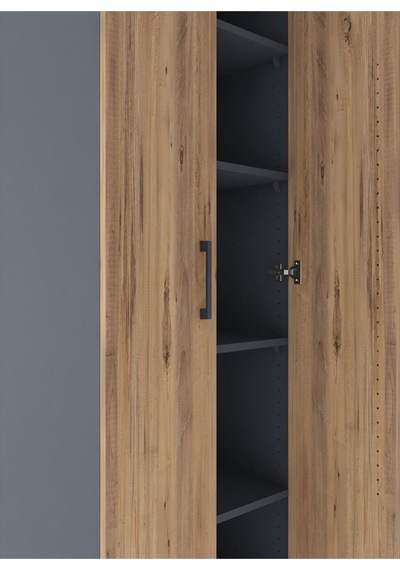 Hyperion Dolap 4 Raflı 60x44x182 Antrasit-çam Antrasit Hyperion Dolap 4 Raflı 60x44x182 Antrasit-çam Antrasit