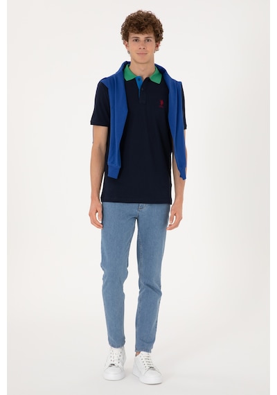 U.S. Polo Assn. Erkek Regular Fit Polo Yaka Lacivert Tişört 50306809-VR033 U.S. Polo Assn. Erkek Regular Fit Polo Yaka Lacivert Tişört 50306809-VR033
