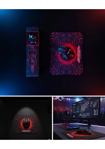 Mouse Seti Rgb Aydınlatmalı 7 Fonksiyon Tuşlu Yüksek Performans