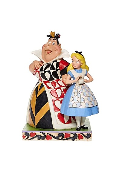 Jim Shore Disney Traditions Alice Harikalar Diyarında 'kaos Ve Merak' Figürü, Renkli, 14 X 15 X 20 Cm, 6008069 Diğer