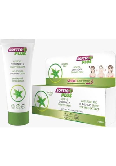 Softto Plus Akne ve Siyah Nokta Önleyici Krem 50  ML