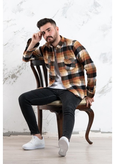 Advante Slimfit Çift Cep Erkek Oduncu Gömlek Advante Slimfit Çift Cep Erkek Oduncu Gömlek