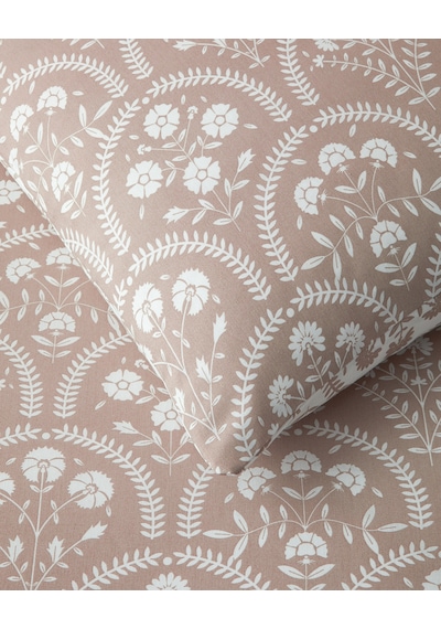 English Home Garden Veil Kolay Ütülenir Tek Kişilik Nevresim Takımı 160x220 Cm Pudra Pudra