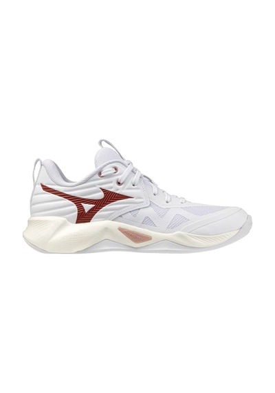 Mizuno Wave Momentum Pro Kadın Voleybol Ayakkabısı Beyaz / Kırmızı Çok Renkli