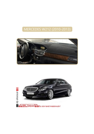 Mercedes W212 2010-2013torpido Koruma Halısı Bej Kenar