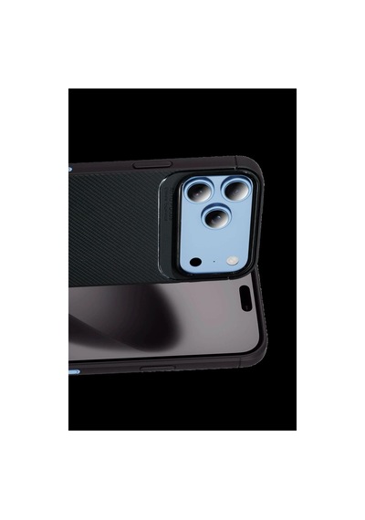 Newface Apple İphone 18 Pro Max Auto Focus Karbon Kapak - Siyah Çok Renkli