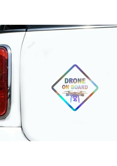 Drone On Board Çıkartması Araba Sticker 1