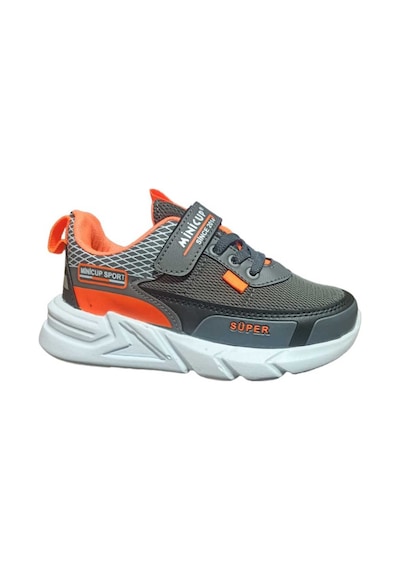 Minicup Füme Orange Kids Sneaker Esnek Rahat Kalıp Kız Çocuk Spor Ayakkabı Tam Kalıp Günlük Ayakkabı Pudra Beyaz - Füme - Turuncu Minicup Füme Orange Kids Sneaker Esnek Rahat Kalıp Kız Çocuk Spor Ayakkabı Tam Kalıp Günlük Ayakkabı Pudra Beyaz - Füme - Turuncu