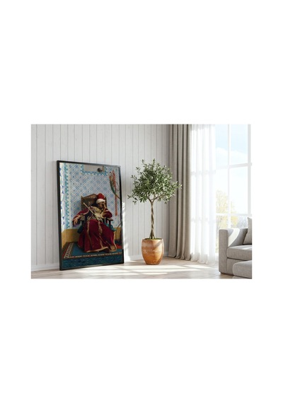 Osmanlı Gérôme Markos Botsaris Çerçevesiz Poster 21x30 Cm A4 Tablo Osmanlı Türk Resmi Duvar Dekoru
