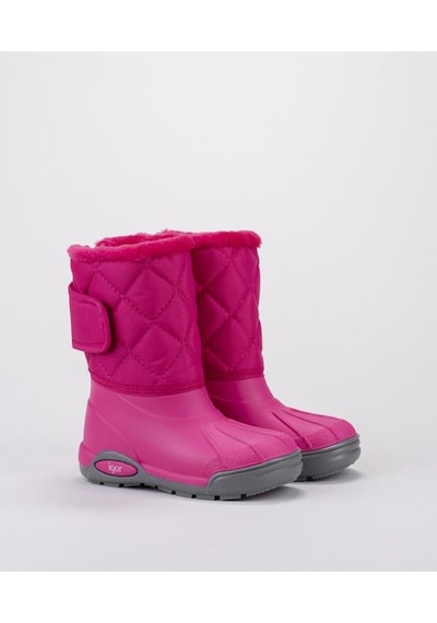 Igor İgor W10209-007 Topo Skı Nylon Kız Çocuk Kar Botu Fuşya 22-36 Fuşya