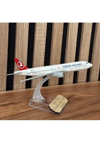 Thy Boeing 777-300 Model Uçak 1/250 Ölçek Metal Gövde İsim Yazılabilir Myk Hediye Ve Sanat Atölyesi Üretimi