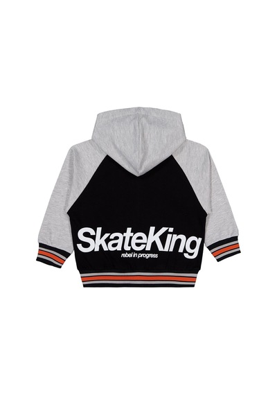 Civil Boys Skate King Baskılı 2-5 Yaş Hırka - Siyah
