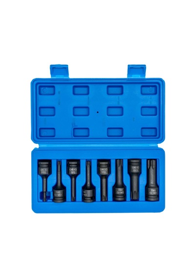 6018 1/2" Havalı Uzun Torx Lokma Takımı 8 Parça