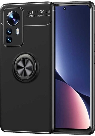 Xiaomi Mi 12 Kılıf Zore Ravel Silikon Kapak Siyah