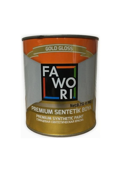Fawori Premium Sentetik Yağltı Boya 1 Kg-Siyah