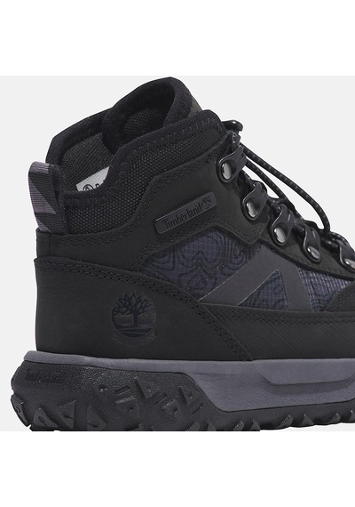 Timberland Motion 6 Mid Bungee Waterproof Çocuk Sneakers-34003 Siyah