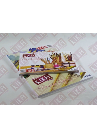 100 Adet Kika Resim Kağıdı 35 X 50 Cm