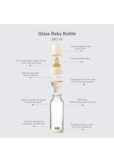 Bibs Baby Bottle Comp.set Biberon Blush 240 Ml