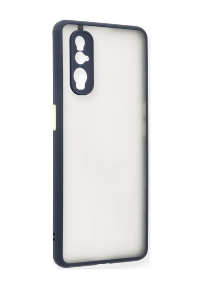 Oppo Find X2 Uyumlu Kılıf Montreal Silikon Kapak - Lacivert