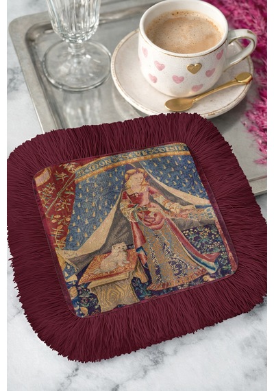 Ortaçağ Saray Şıklığı Saçaklı Sunum Peçetesi-lady Temalı Klasik Bordo Bardak Altlığı Mendil Pastel Sisli Pembe Ortaçağ Saray Şıklığı Saçaklı Sunum Peçetesi-lady Temalı Klasik Bordo Bardak Altlığı Mendil Pastel Sisli Pembe