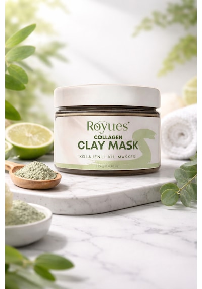 Leke Ve Siyah Nokta Karşıtı Kolajen Kil Maskesi - Collagen Clay Mask 125 Gr